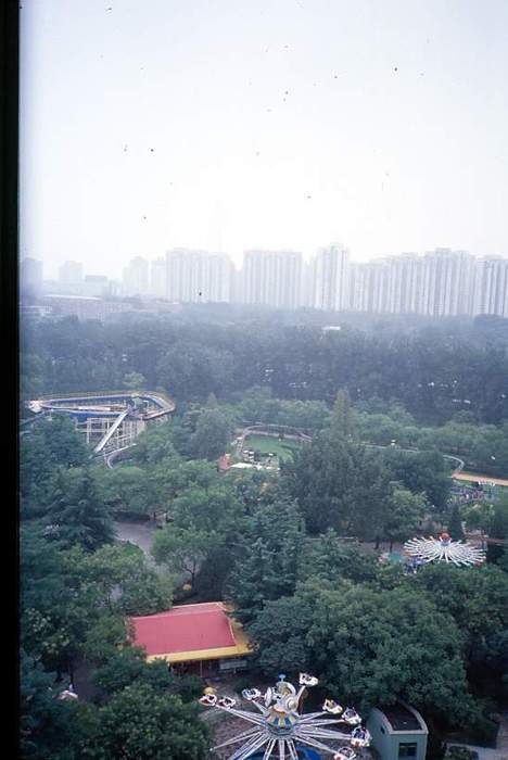 Peking maalimanpyörästä nähtynä.