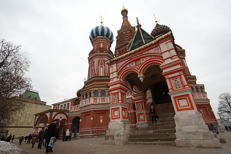 Pyhän Vasilin katedraali.
