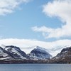 Longyearbyen mereltäpäin.