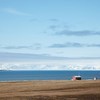 Mökki ja Isfjorden.