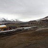 Näkymää Longyearbyenin keskustaan.