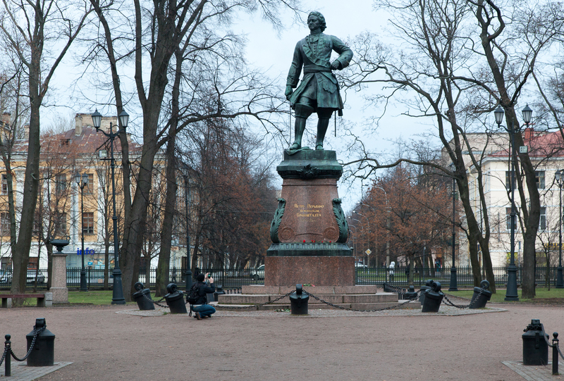 Памятник Петру I, кронштадт.