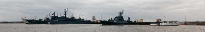 Laivoja Kronstadtissa.